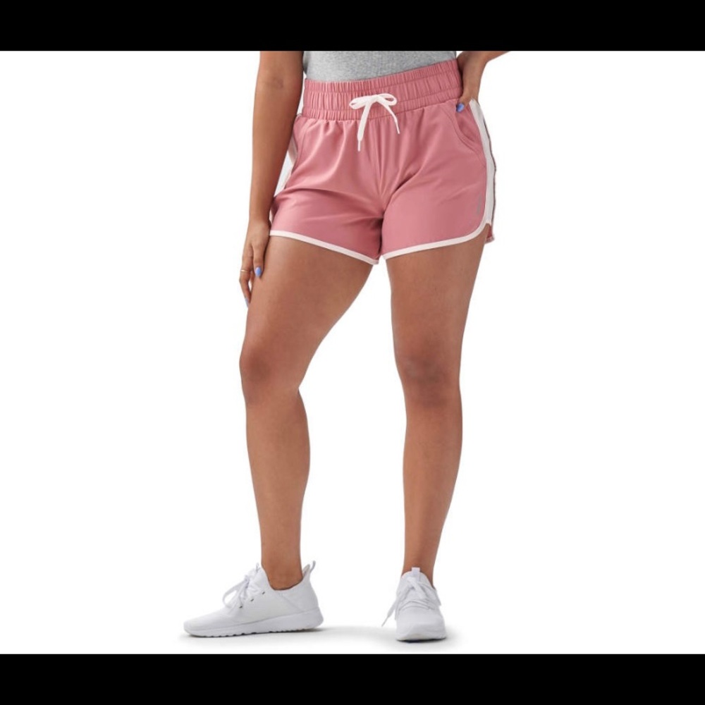 Dusty pink Reebok shorts